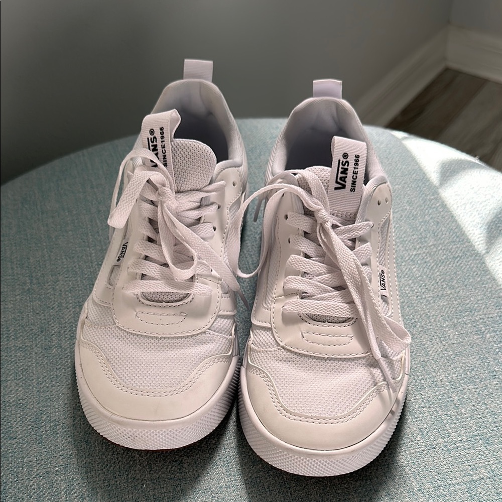Vans White Sneakers - size 8
